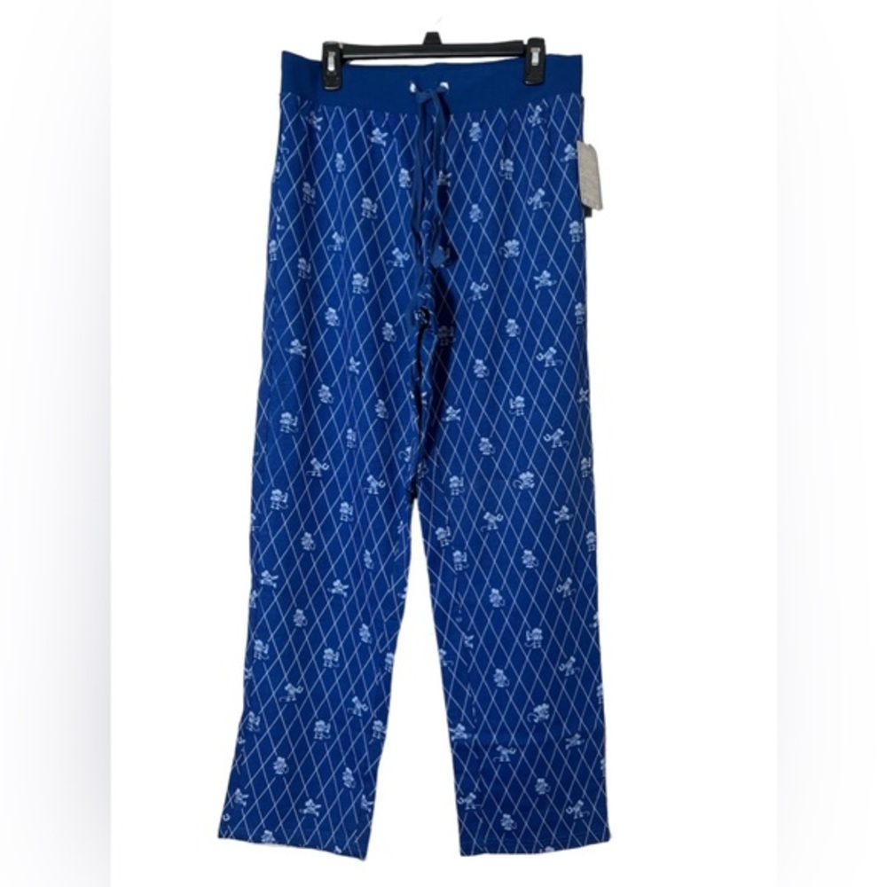 Disney Mickey Mouse men’s Pajama‎ pants lounge pants size medium blue and white